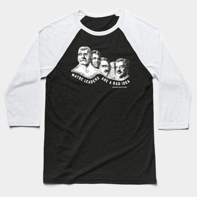 Mount Rushmore of Bastards Baseball T-Shirt by Behind The Bastards